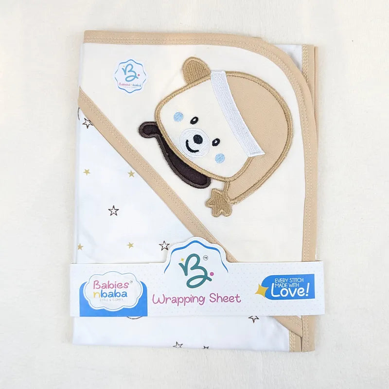 BABY WRAPPING SHEET JOKER BROWN - image 2