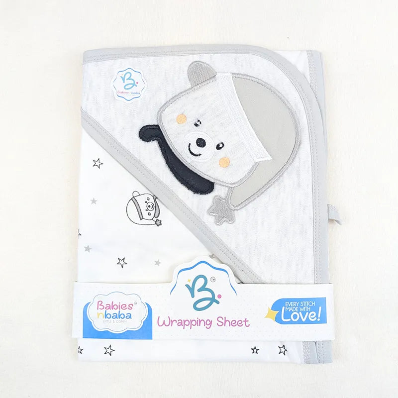 BABY WRAPPING SHEET JOKER GREY - image 2