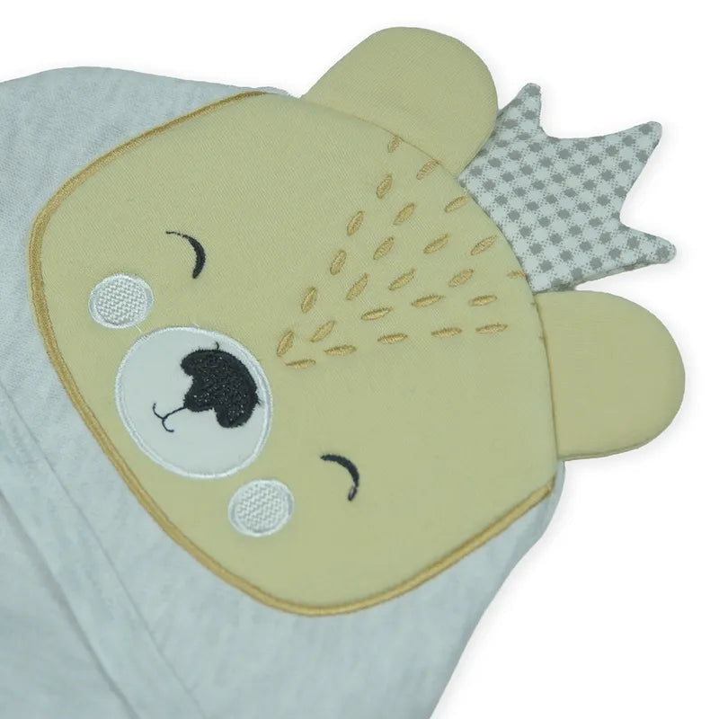 BABY WRAPPING SHEET TAJ BEAR GREY - image 2