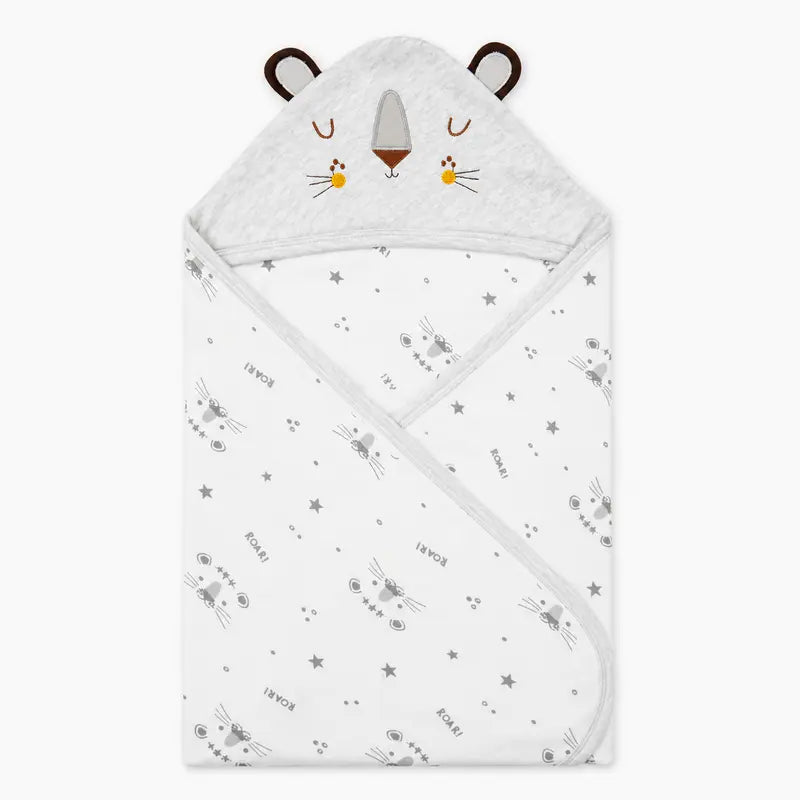 BABY WRAPPING SHEET TIGER GREY