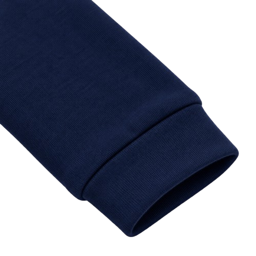 Penguin – Navy Blue & White baby footed romper