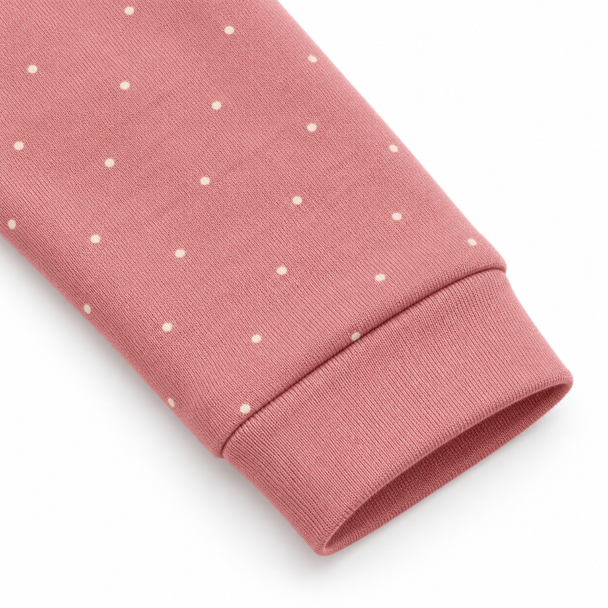 Cute Bear & Bow – Pink & White baby footed romper
