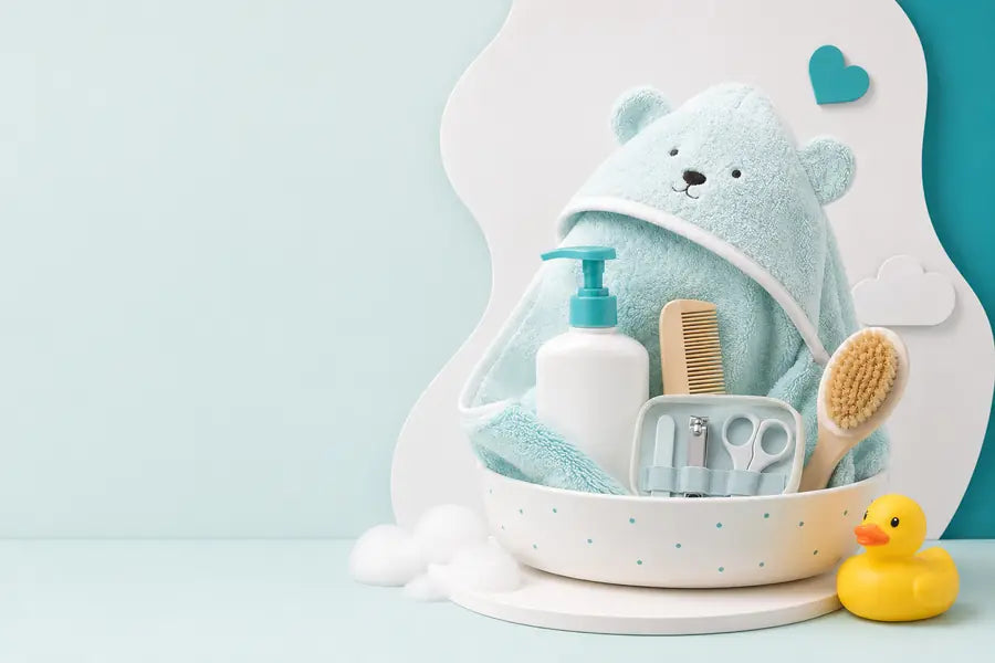 Newborn bath and grooming care guide