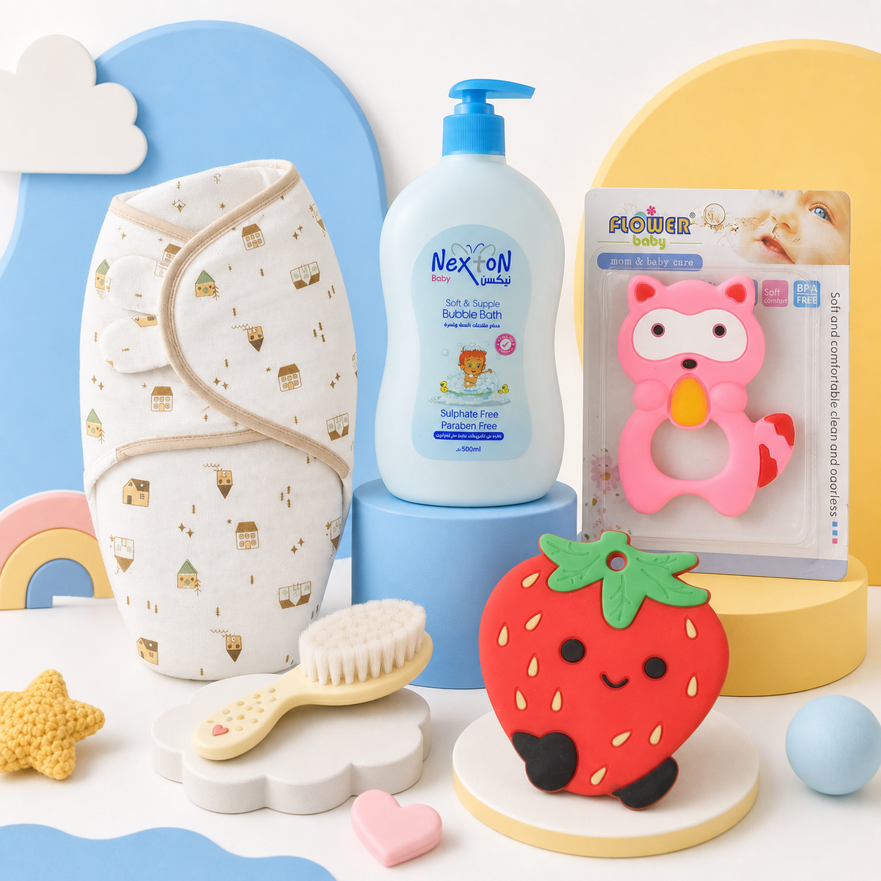 Newborn Essentials Mini Bundle, 5 Items