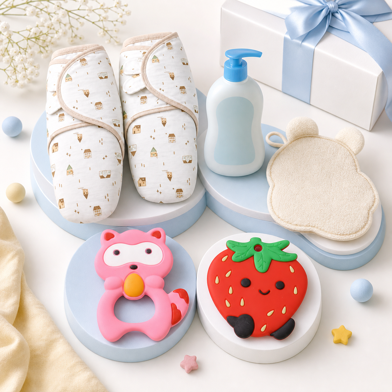 Newborn Comfort Plus Bundle, 6 Items