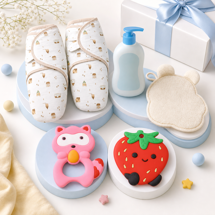 Newborn Comfort Plus Bundle, 6 Items
