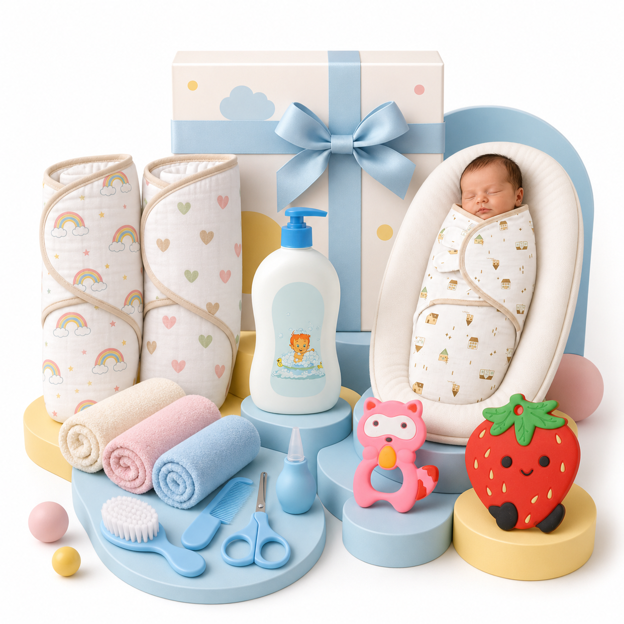 Newborn Complete Care Bundle, 8 Items