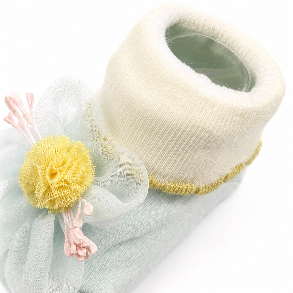Baby Booties Fancy Mint