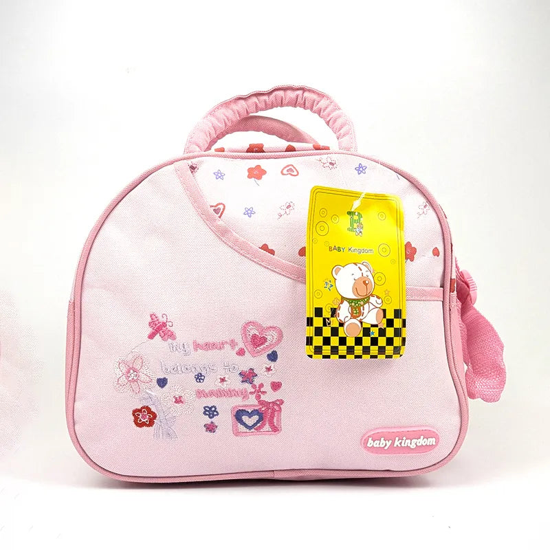CHARMING PINK MULTI PURPOSE BABY ESSENTIALS DIAPER BAG