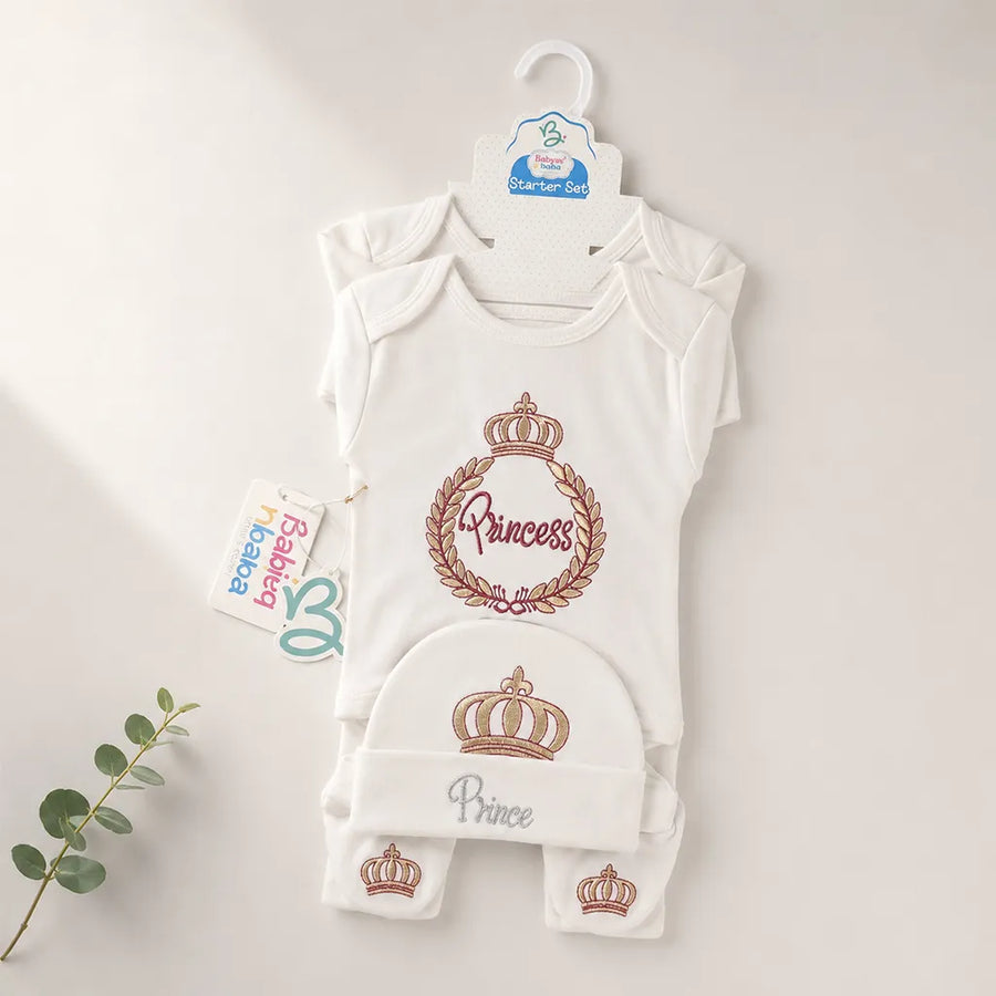 BABY STARTER SET 7 PIECES PRINCESS RED