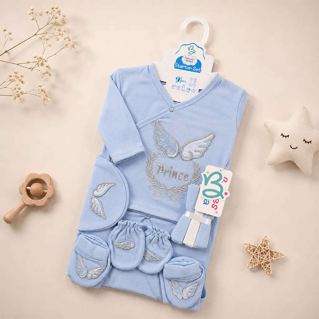 BABY STARTER SET 11 PIECES PRINCE BLUE