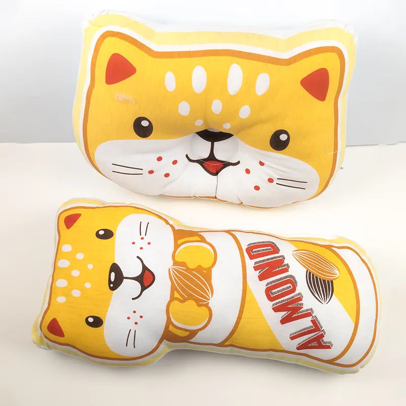 CHINA 2PCS CAT PILLOW SET YELLOW