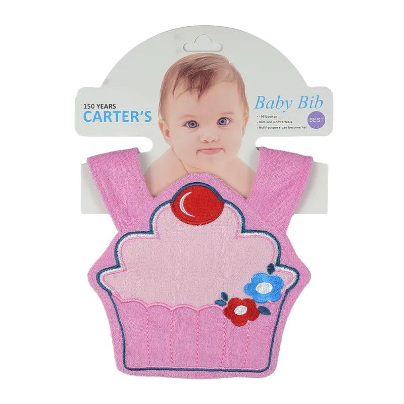 CHINA BABY BIB VELVET ICECREAM PINK - image 2