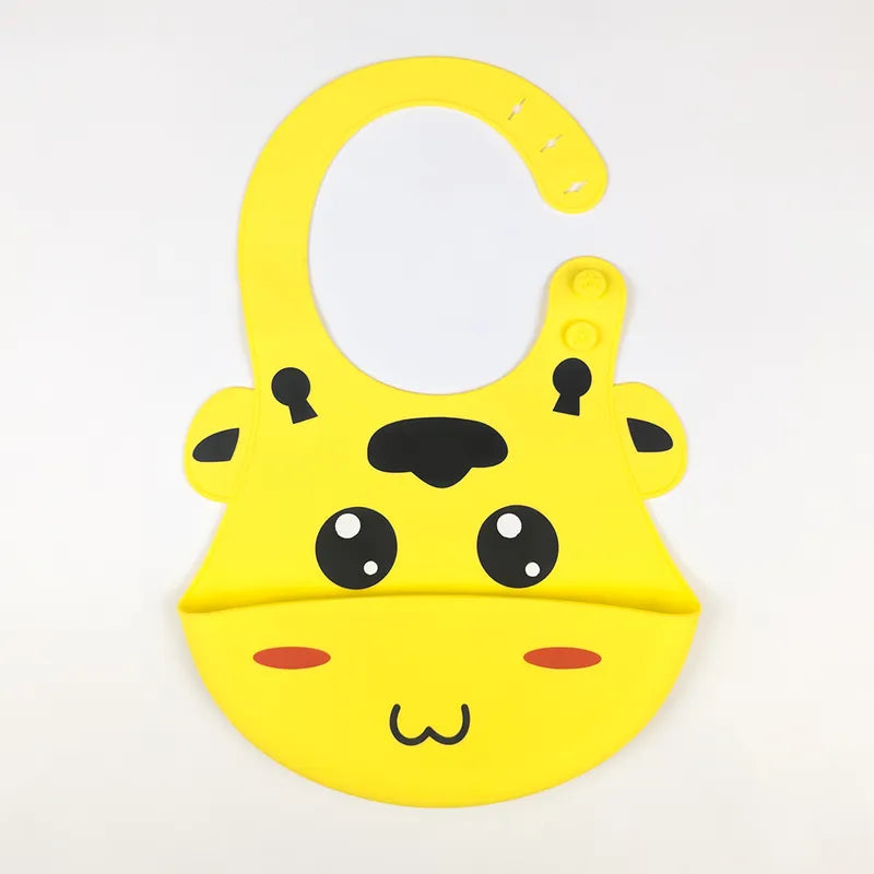 CHINA BABY SILICONE BIB COW YELLOW - image 2