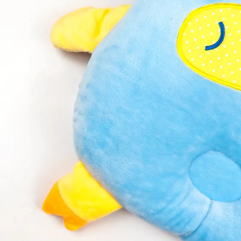 CUTE CARTOON FACE MULTI-COLOR PLUSH PILLOW TOY BLUE & YELLOW - image 2