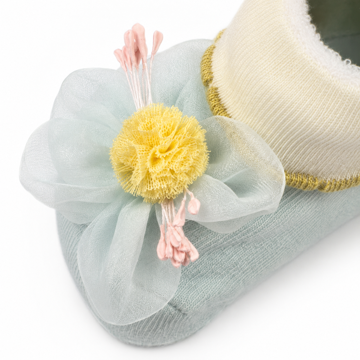 Baby Booties Fancy Mint