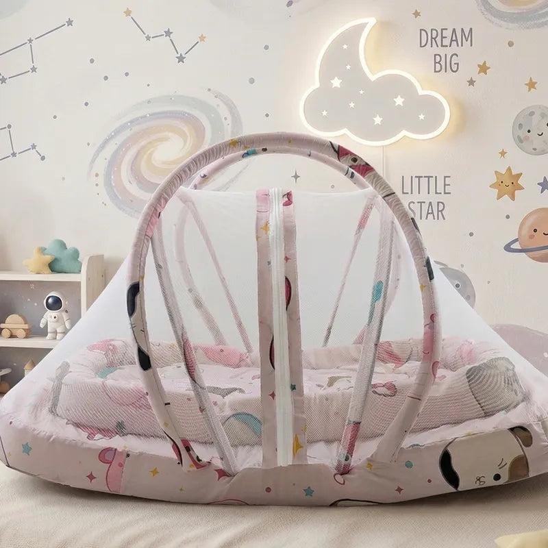 DUBAI NEW CHOICE NET BED CARRY COAT PINK