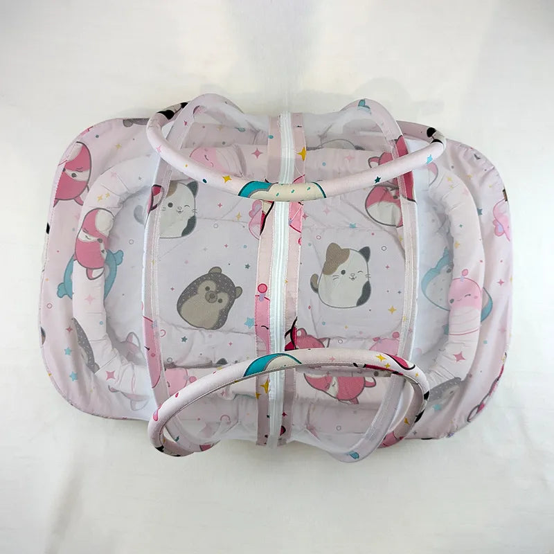 DUBAI NEW CHOICE NET BED CARRY COAT PINK