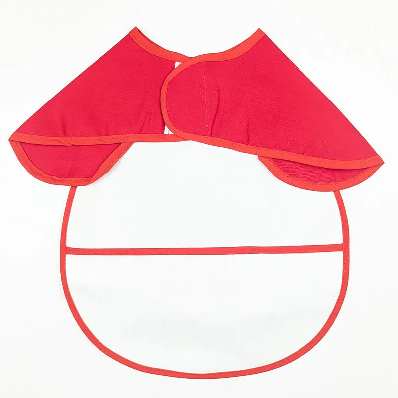 DUNGAREE PRINT BABY APRON BIB WATERPROOF FULL COVER - image 2