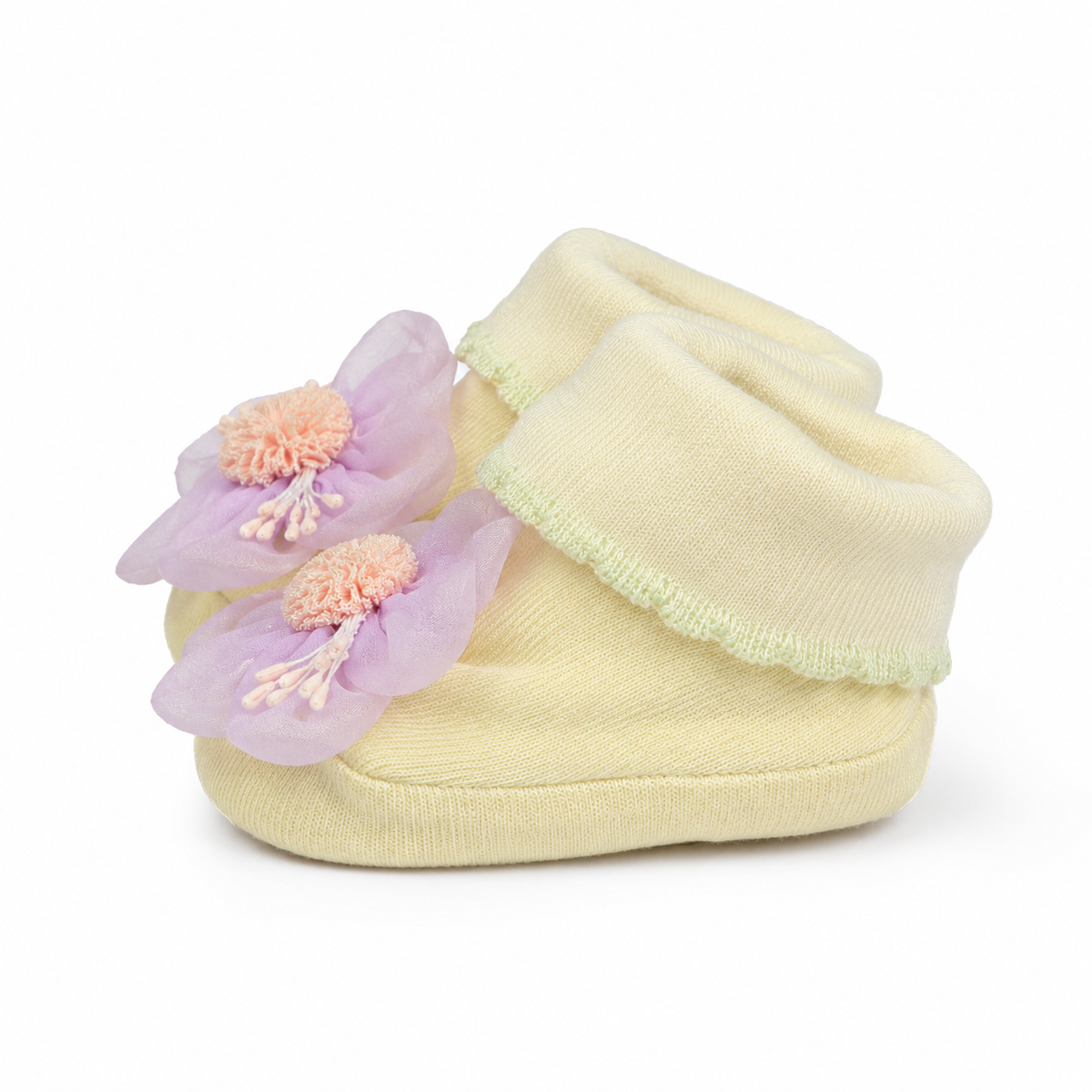 Baby Booties Fancy Purple