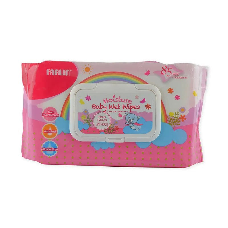 Farlin Moisture Baby Wet Wipes, 85 Pack