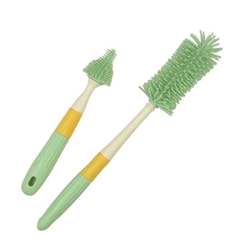 FEEDER BRUSH SILICONE GREEN