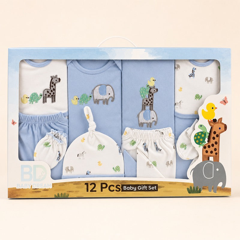 Gift Box 12 Pcs Baby Dream Cute Animals Sky Blue/White – additional product view 3 of 3