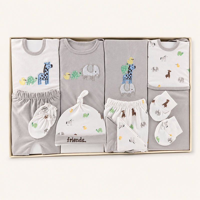 GIFT BOX 12 PCS BABY DREAM CUTE BEAR GREY/WHITE  - image 3