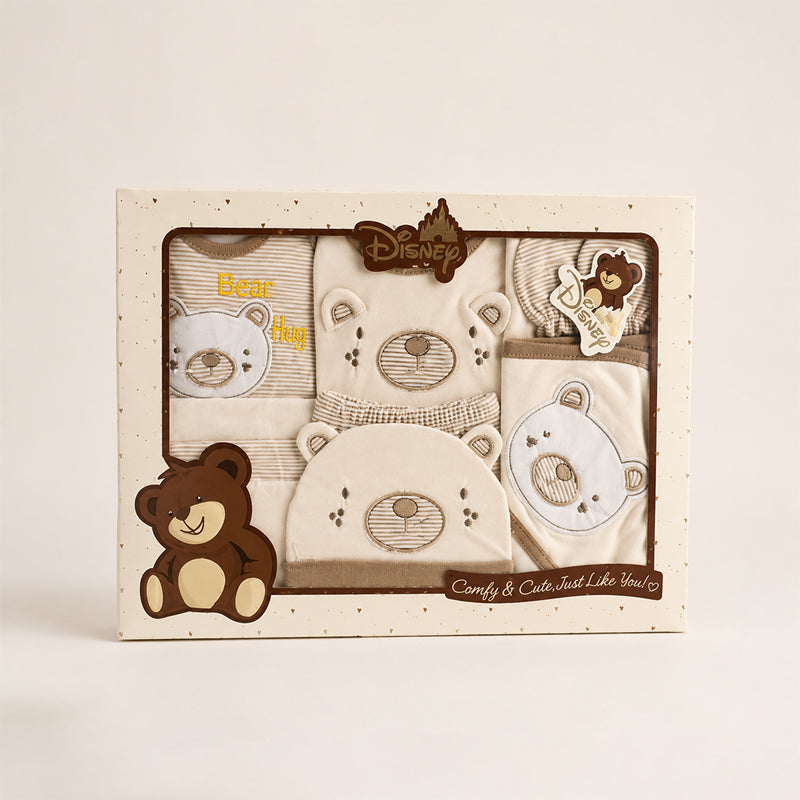 GIFT BOX 9 PCS DISNEY LINING BEAR BROWN/SKIN 