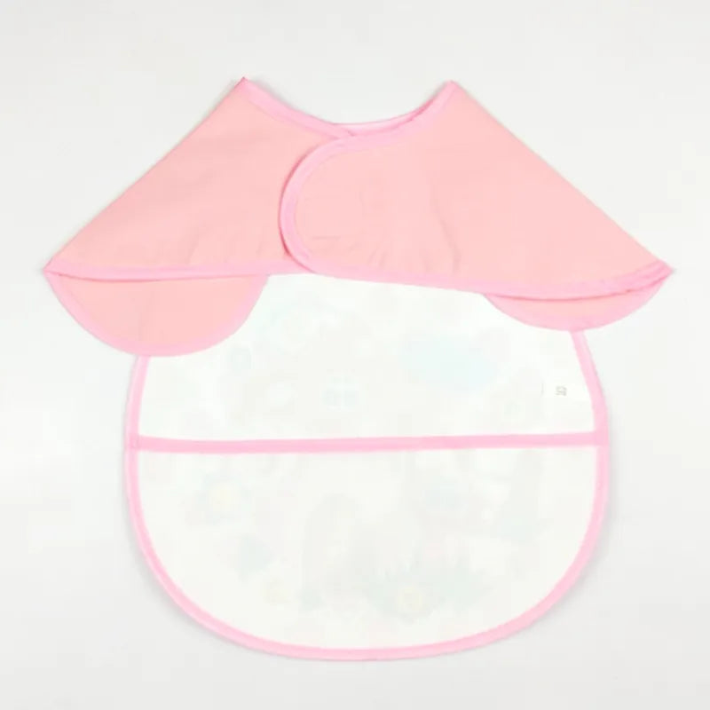 HAPPY EVERY DAY PRINT BABY APRON BIB WATERPROOF FULL COVER - image 2