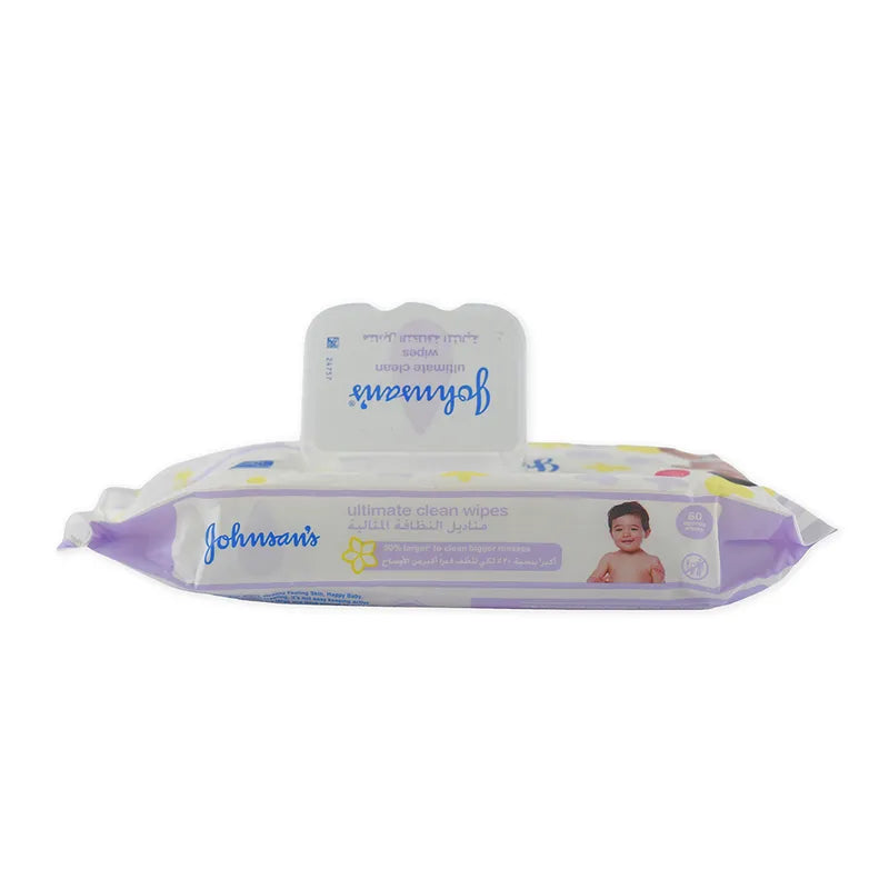 JOHNSON BABY WIPES 60PCS