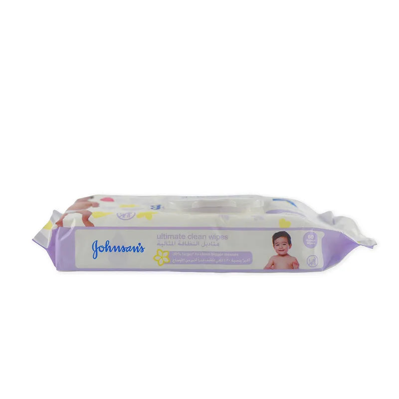 JOHNSON BABY WIPES 60PCS