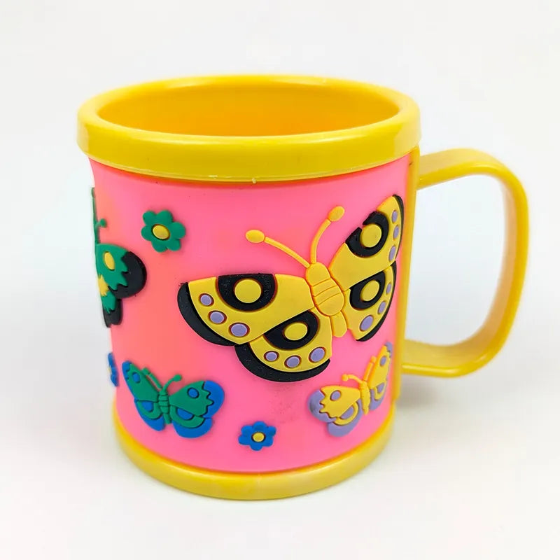 KIDS CUP BUTTERFLY YELLOW