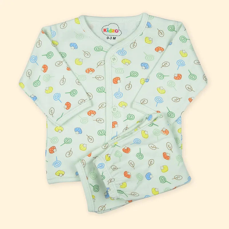 KIDZO BABY 2PCS SUIT PRINTED MINT