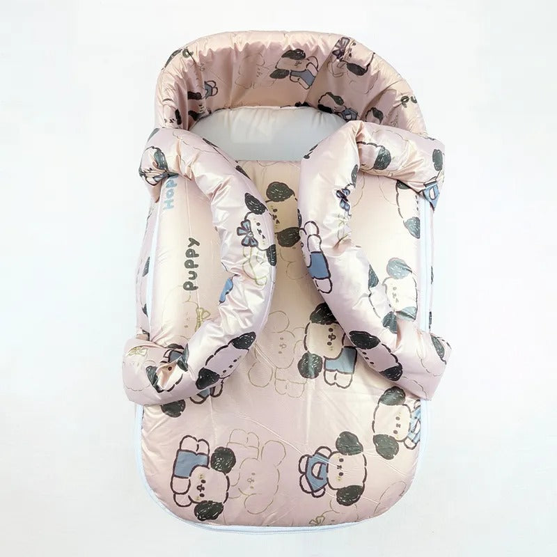 Kidzo Baby Carry Coat Printed Brown