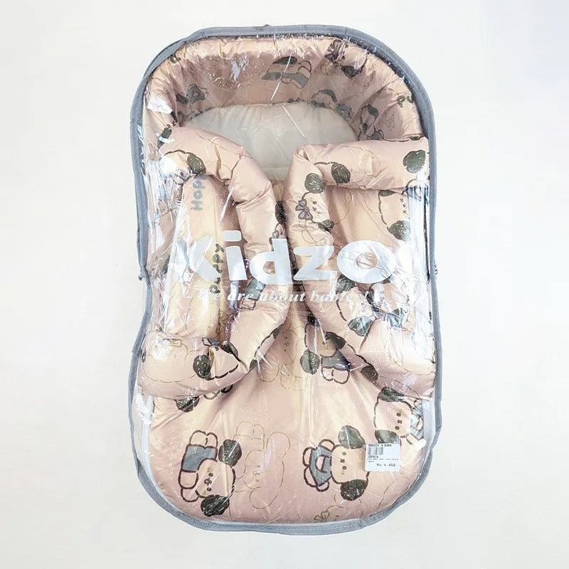 Kidzo Baby Carry Coat Printed Brown – additional product view 2 of 2