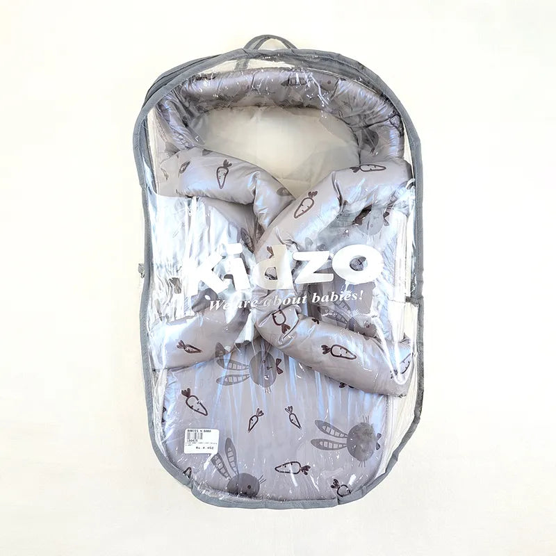 KIDZO BABY CARRY COAT PRINTED GREY - image 2