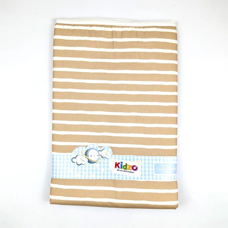 KIDZO BABY CHANGING SHEET BROWN PRINTED