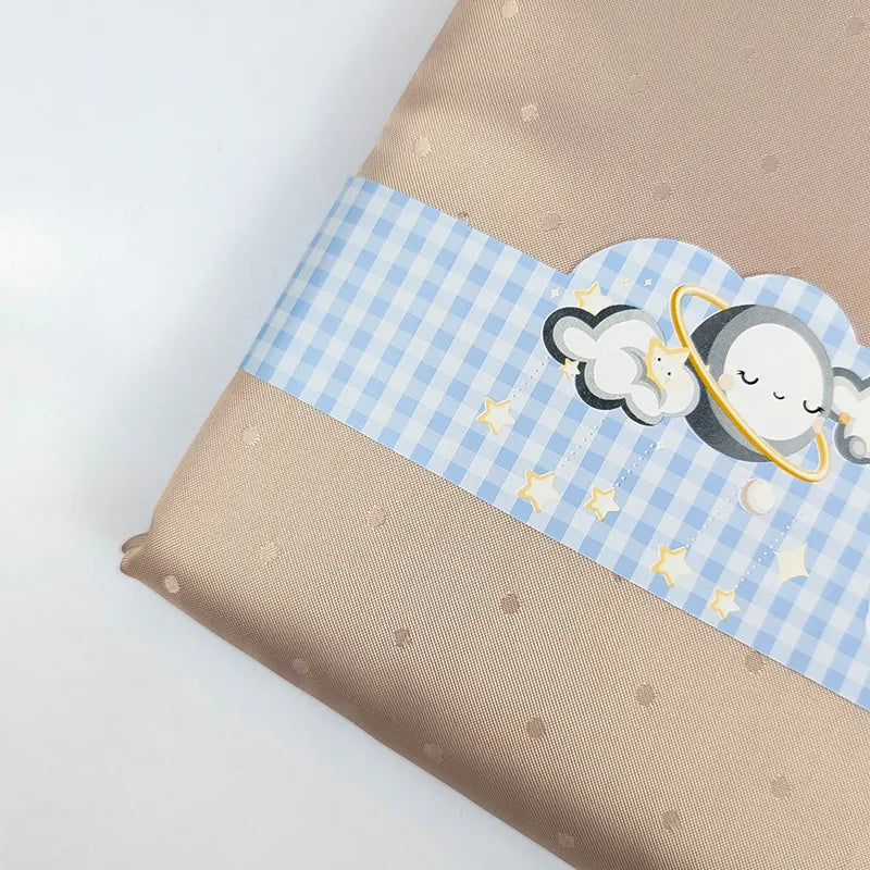 KIDZO BABY CHANGING SHEET DOTED BROWN - image 2