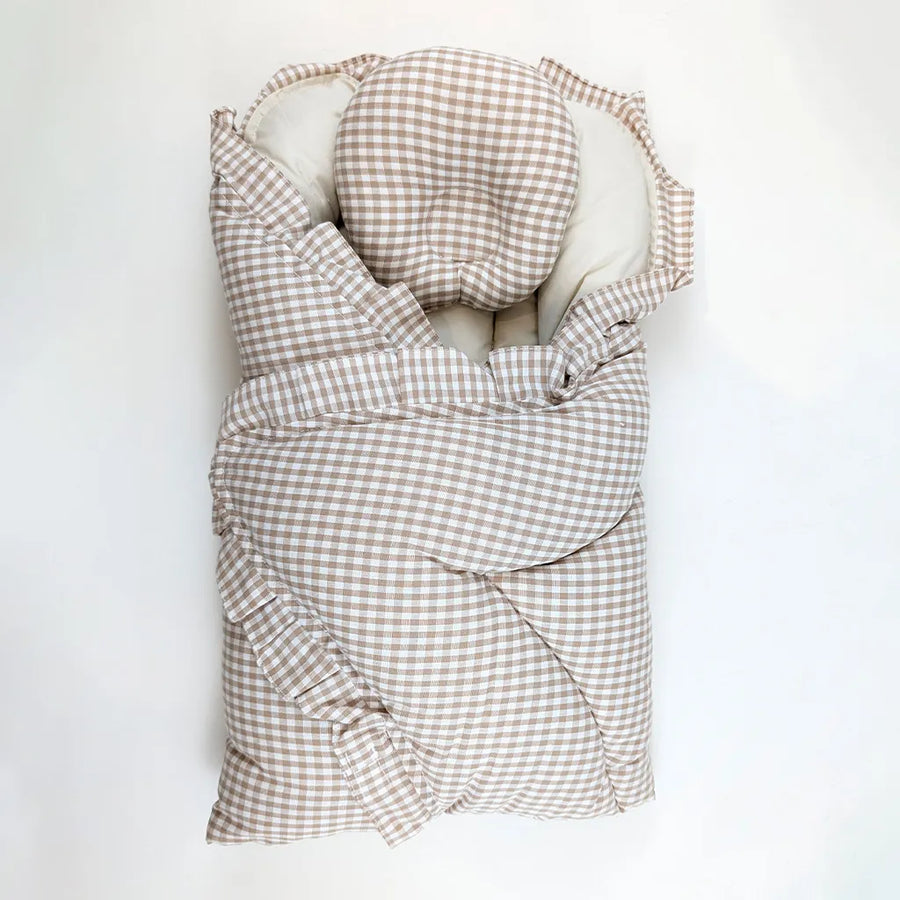 KIDZO CARRY NEST MAGIC COTTON BROWN