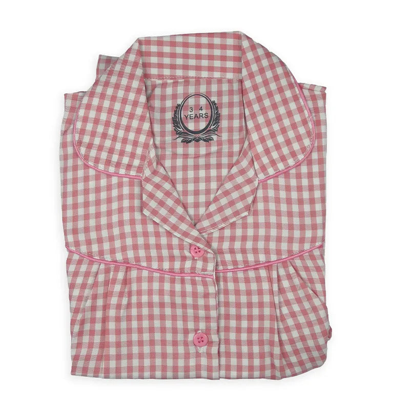 KIDZO NIGHT SUIT CHECK PRINT RED - image 3