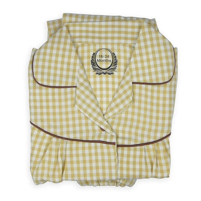 KIDZO NIGHT SUIT CHECK SKIN BROWN - image 3