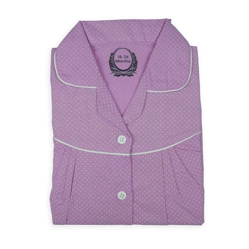KIDZO NIGHT SUIT DOTTED PURPLE - image 3
