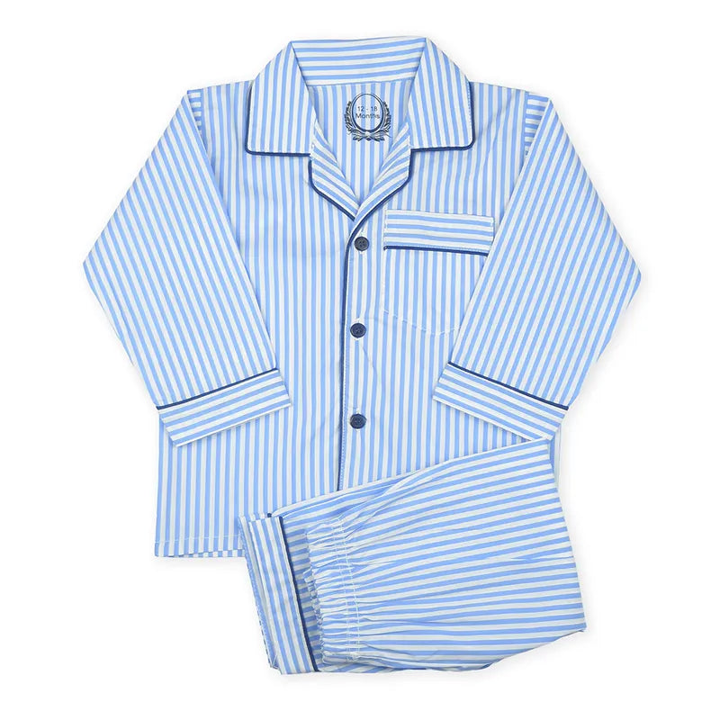 KIDZO NIGHT SUIT STRIPED BLUE - image 2