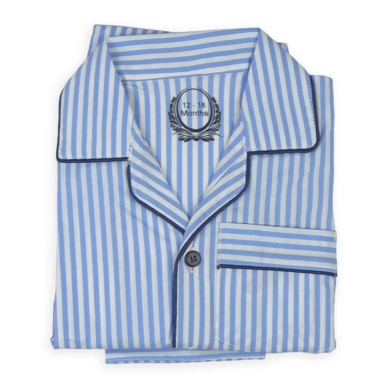 KIDZO NIGHT SUIT STRIPED BLUE - image 3