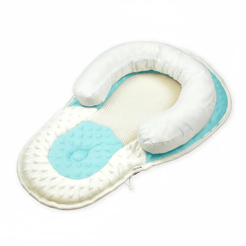 KIDZO BABY SLEEP POSITIONER SOFT AND COMFORT BLUE
