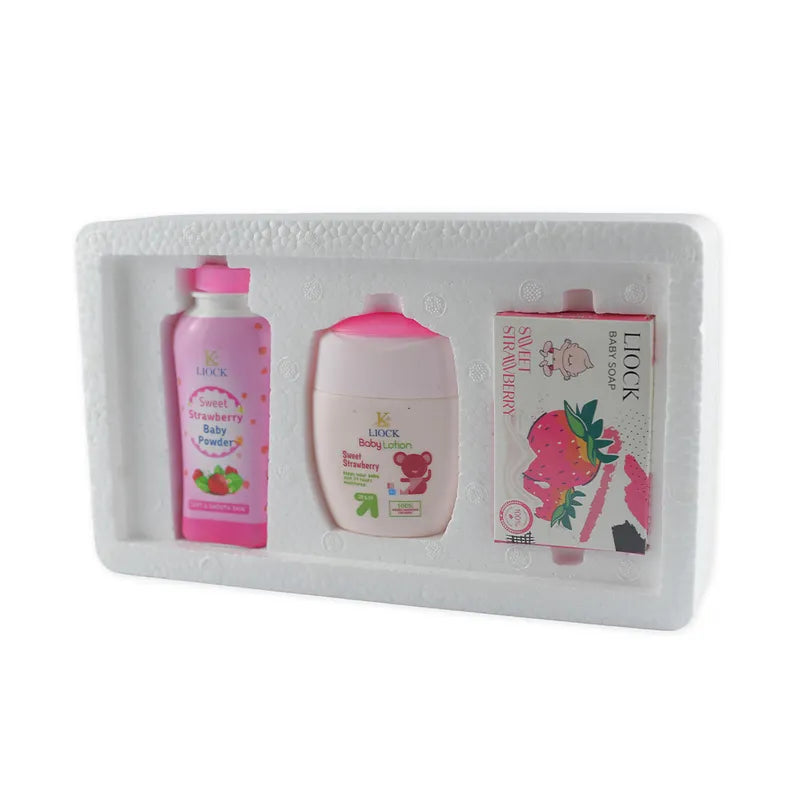 LIOCK BABY GIFT BOX 3IN1 PINK - image 5