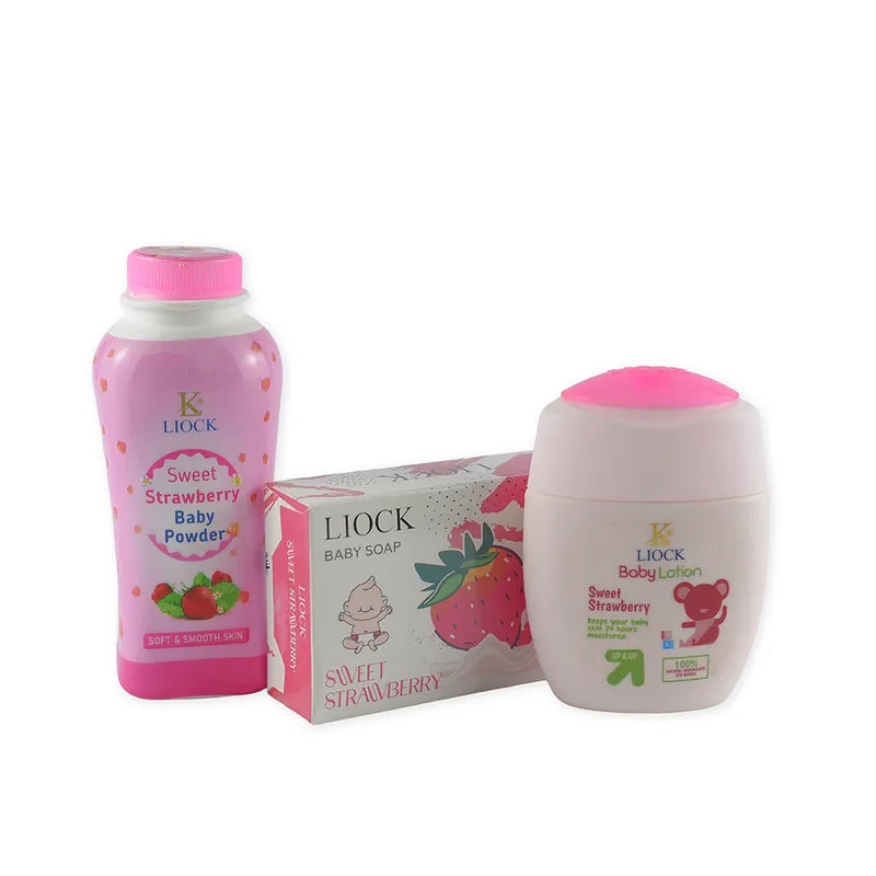 LIOCK BABY GIFT BOX 3IN1 PINK - image 4