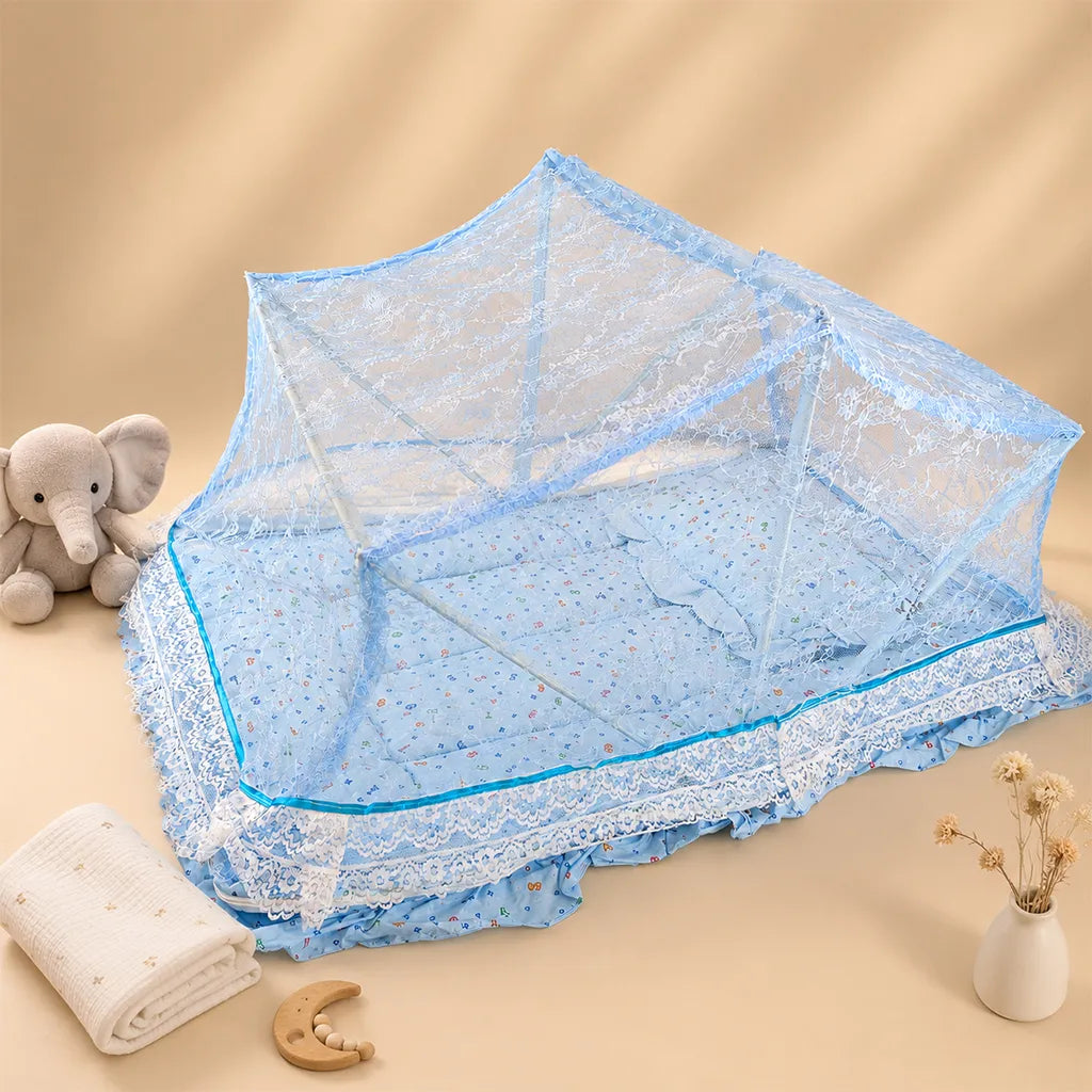 MAMA LOVE SQUARE MOSQUITO NET BLUE