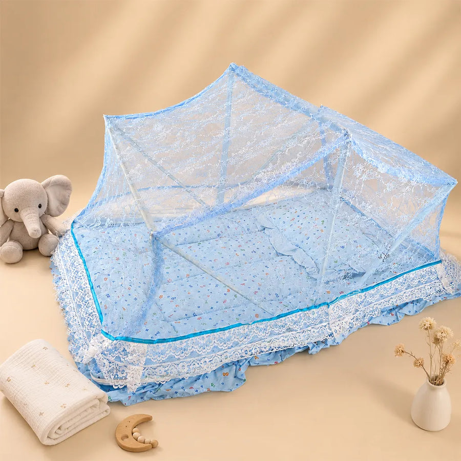 MAMA LOVE SQUARE MOSQUITO NET BLUE